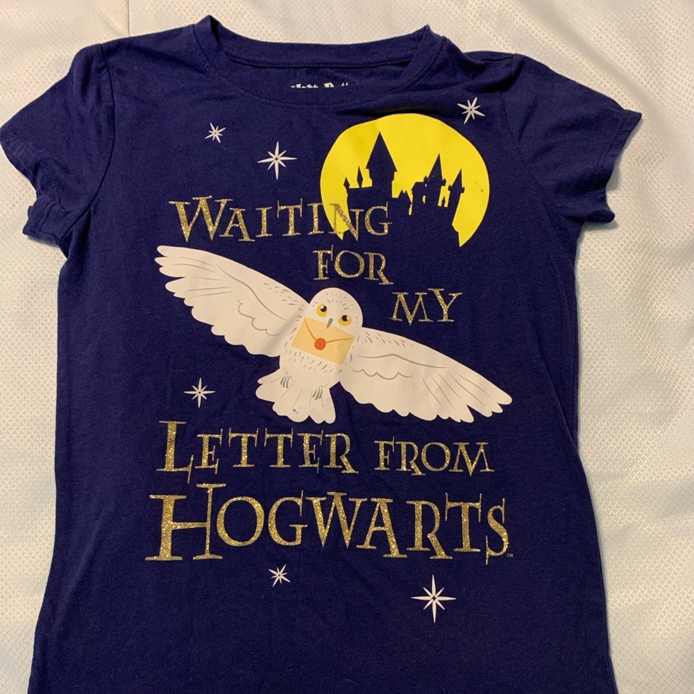 Harry Potter Girls T-Shirt Sz L(10-12)  RN 55219